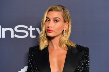 Hailey Bieber attends The 2020 InStyle And Warner Bros. 77th Annual Golden Globe Awards Post-Party i...