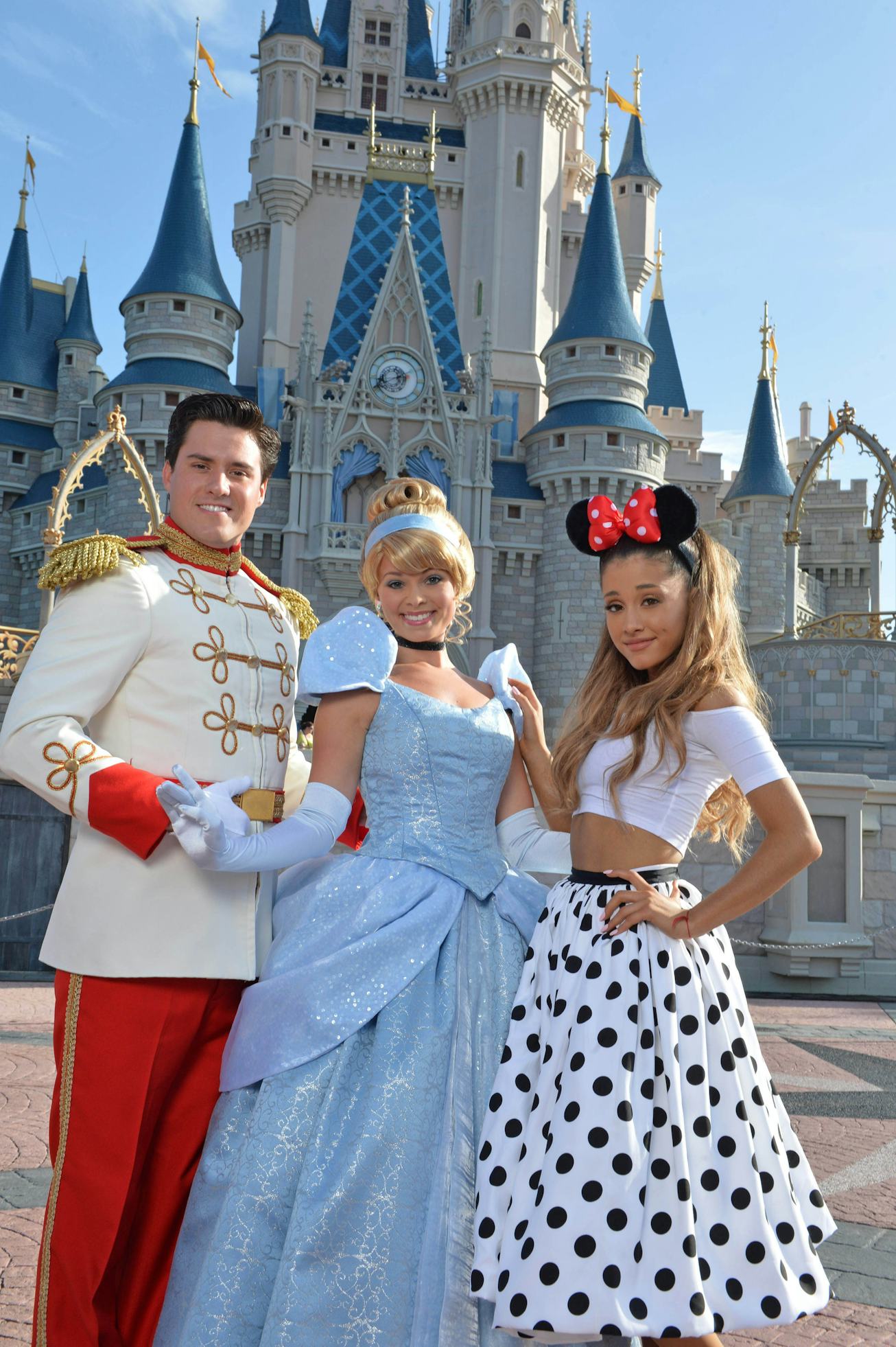 Ariana Grande at Disney World for her 21st birthday in 2014.