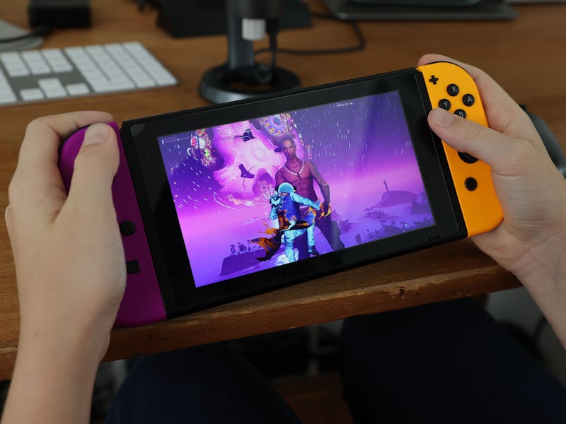 SOUTH PASADENA, CA - APRIL 23: 11-year-old Ansel, the photographer’s son, plays Fortnite featuring T...