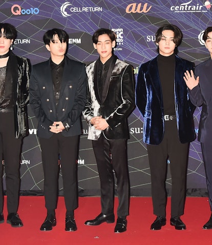 NAGOYA, JAPAN - DECEMBER 04:  GOT7 arrives at the 2019 Mnet Asian Music Awards(MAMA) Red Carpet at N...