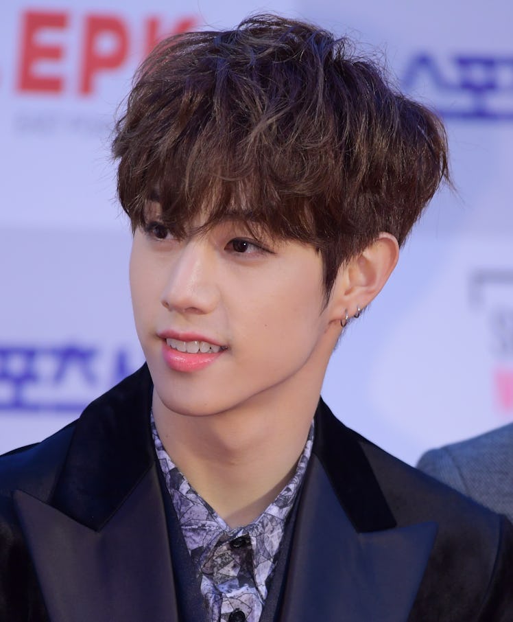 SEOUL, SOUTH KOREA - JANUARY 19: Mark of GOT7 attends 26th High1 Seoul Music Awards at Jamsil Arena ...