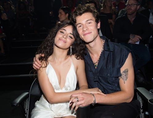 NEWARK, NEW JERSEY - AUGUST 26: Camila Cabello and Shawn Mendes attend the 2019 MTV Video Music Awar...