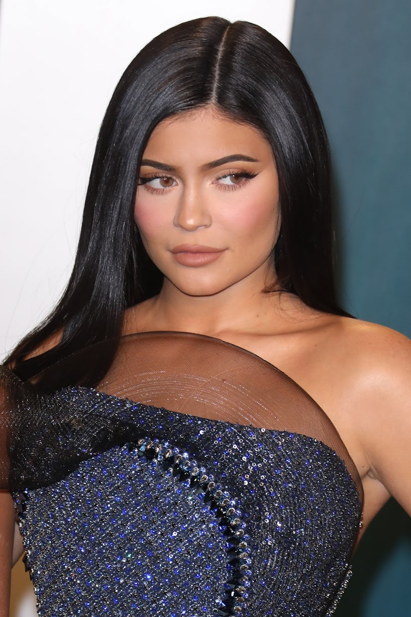 Celebrity Leo Kylie Jenner attends Vanity Fair party.