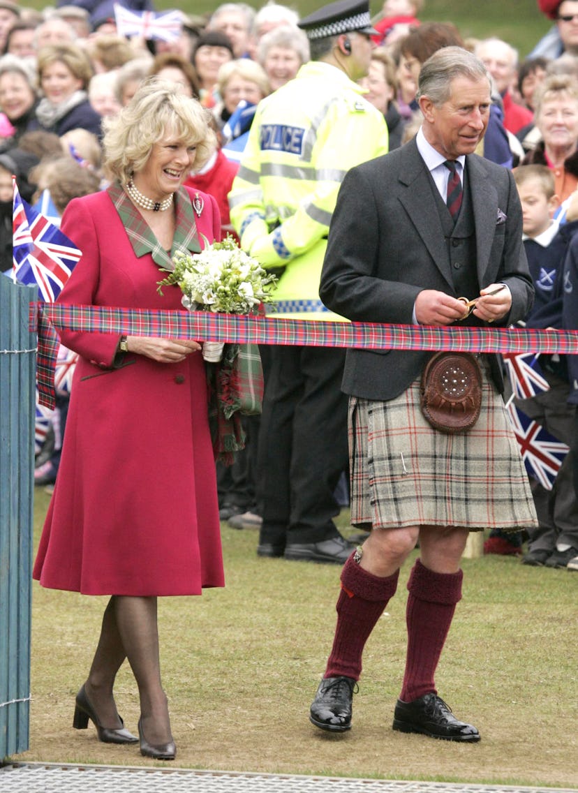 The Prince Of Wales & The Duchess Of Cornwall Open The New Play-Park At Monaltrie Park In Ballater, ...