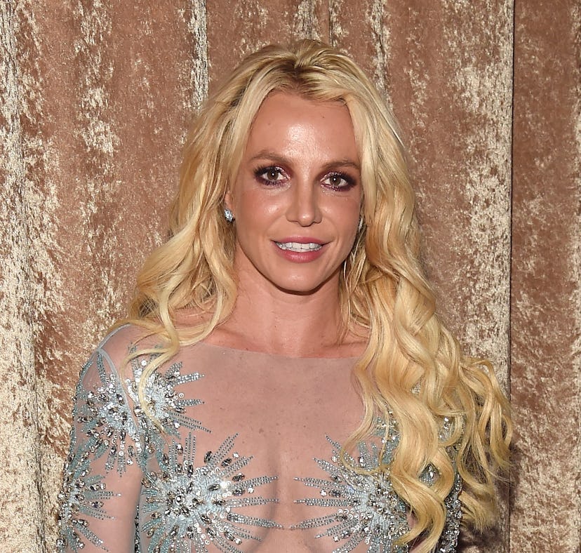 LOS ANGELES, CA - FEBRUARY 11: Britney Spears attends Pre-GRAMMY Gala and Salute to Industry Icons ...