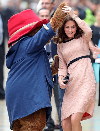 Kate Middleton dances with Paddington Bear.