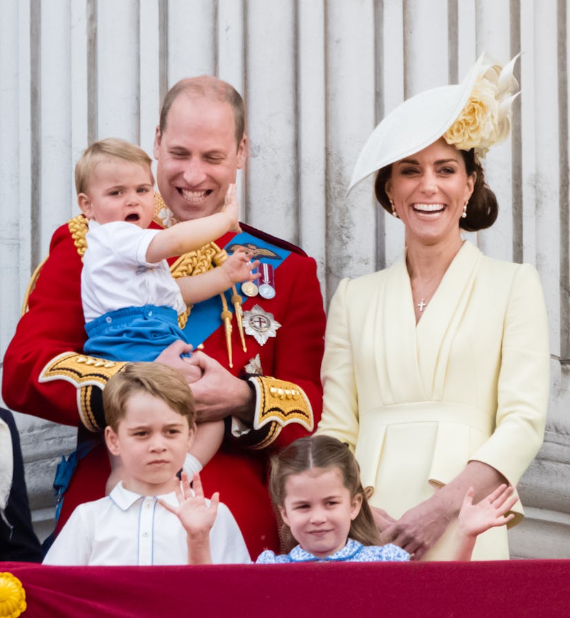 The entire Cambridge family showed up for the Trooping The Colour.