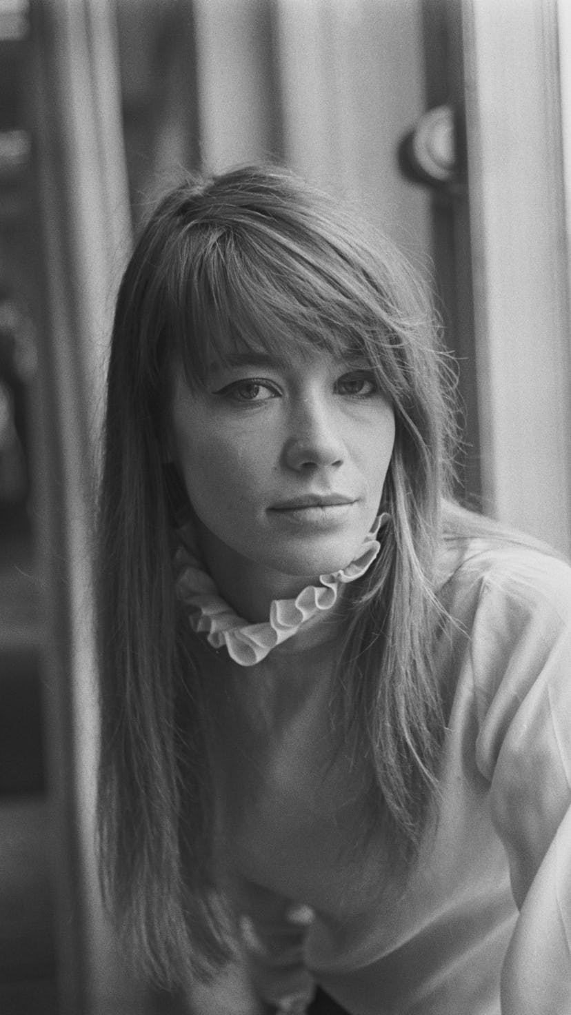 French singer-songwriter Francoise Hardy, UK, 9th February 1968. (Photo by Daily Express/Getty Image...