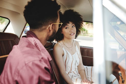 Shot of a young couple going a road trip together