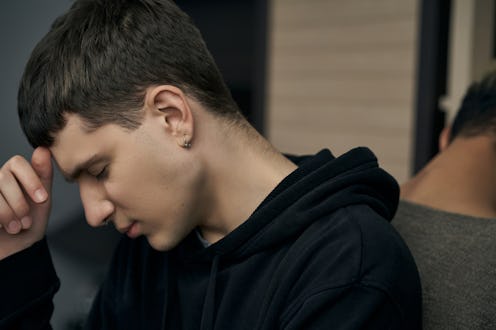 man feeling frustrated