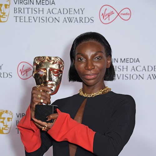 LONDON, ENGLAND - JUNE 06:   Michaela Coel, winner of the Best Actress award for "I May Destroy You"...