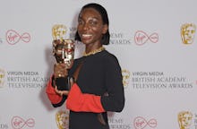 LONDON, ENGLAND - JUNE 06:   Michaela Coel, winner of the Best Actress award for "I May Destroy You"...