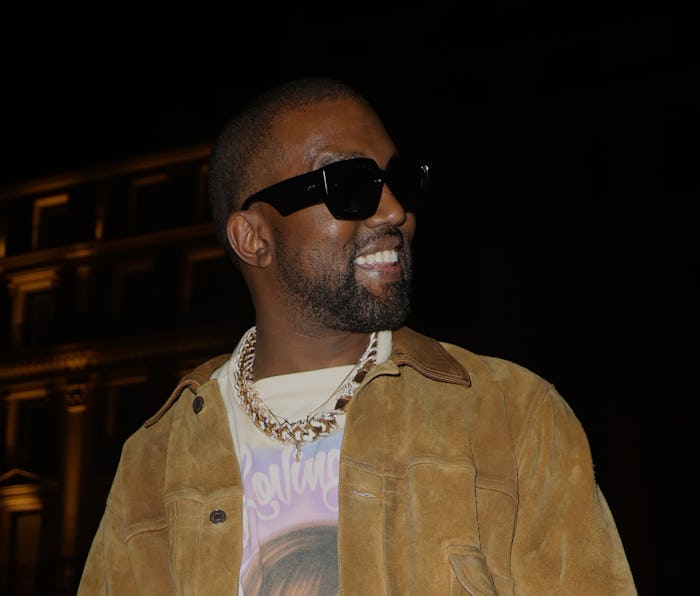 PARIS, FRANCE - MARCH 02: Kanye West is seen leaving a restaurant after his show on March 02, 2020 ...