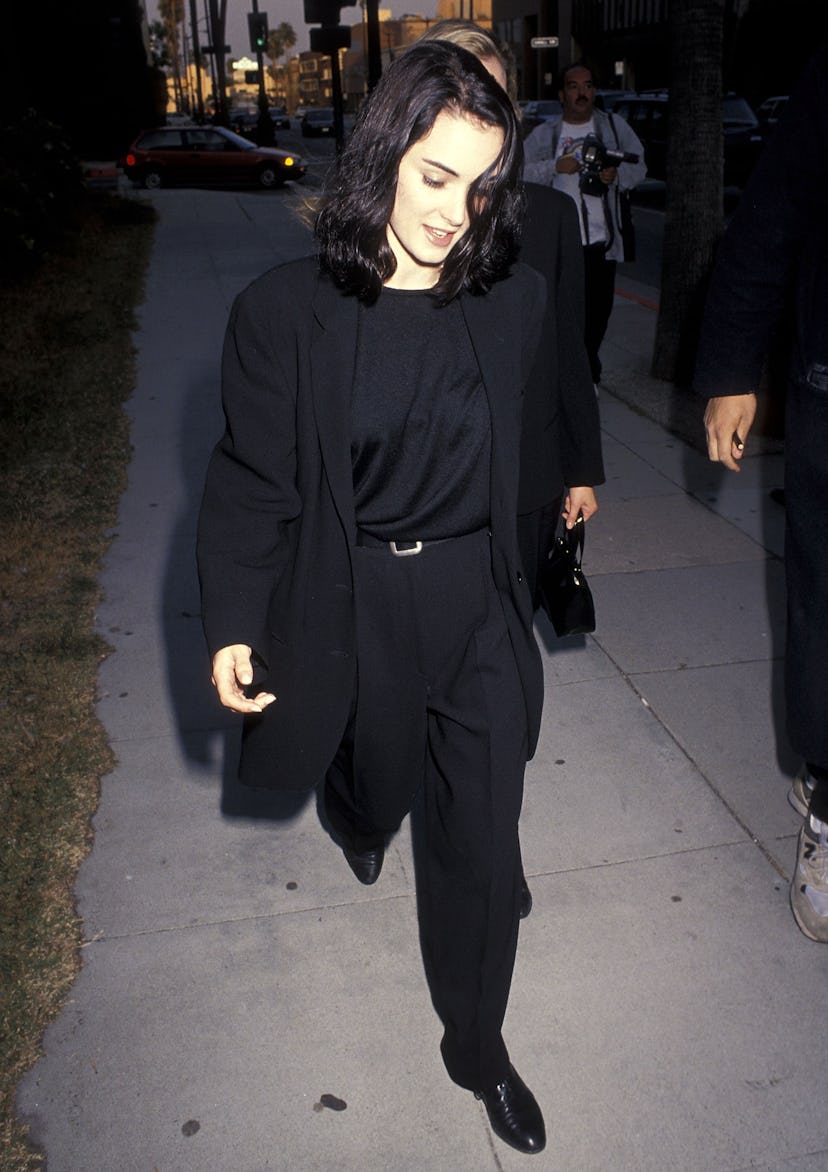 Winona Ryder at the Backdraft premiere in 1991.