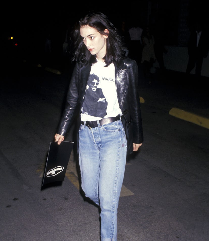 Winona Ryder at the premiere of The Commitments in 1991.