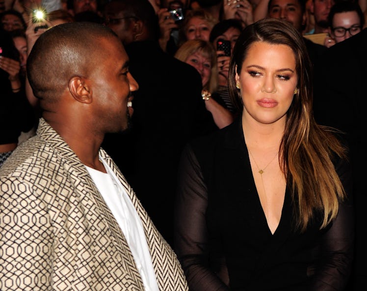 LAS VEGAS, NV - OCTOBER 24:  Musician Kanye West and television personality Khole Kardashian arrive ...