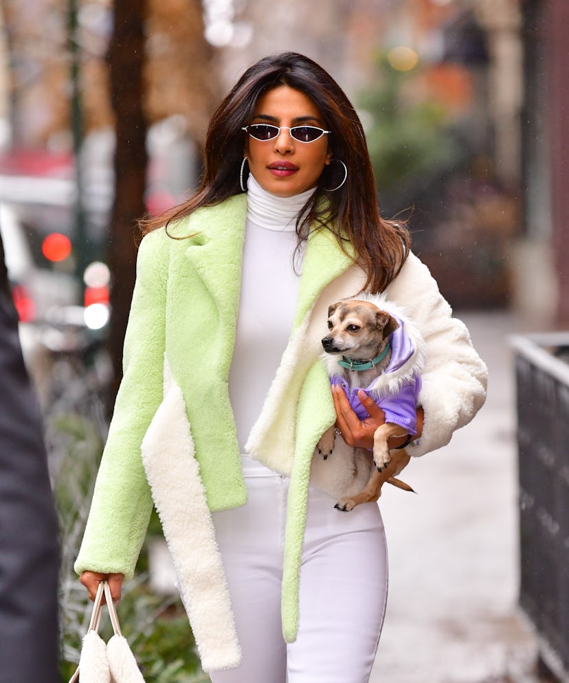 NEW YORK, NY - DECEMBER 16:  Priyanka Chopra seen on the streets of Manhattan on December 16, 2018 i...