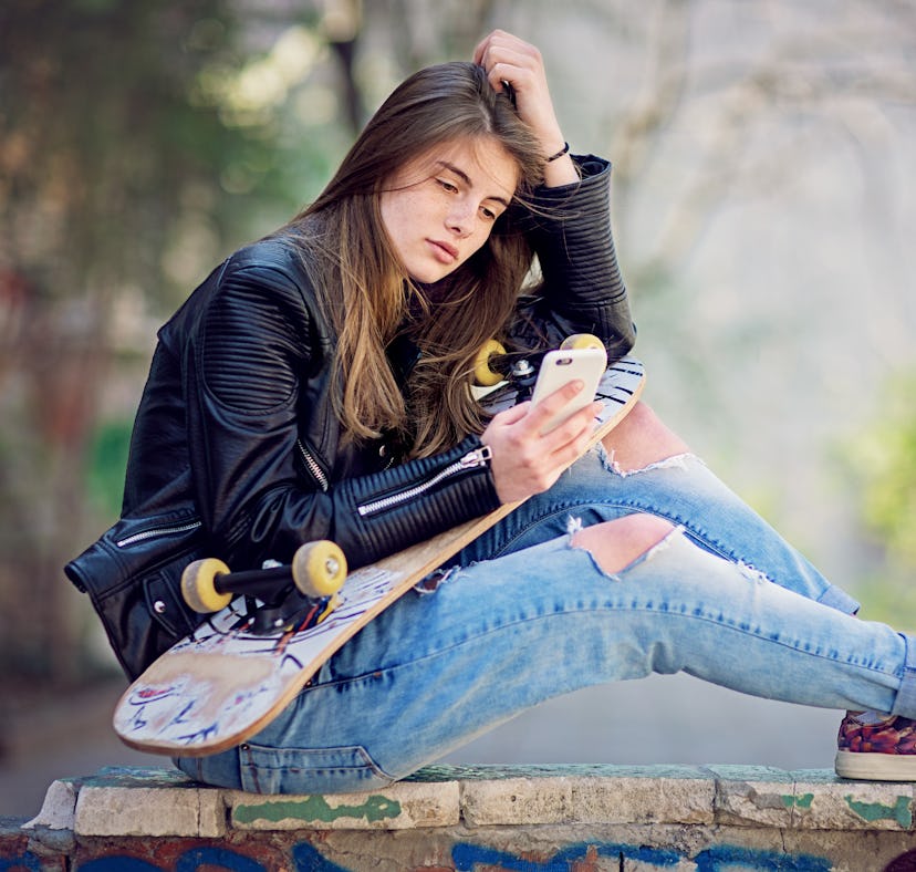 Young woman is upset because her almost-relationship is going nowhere.
