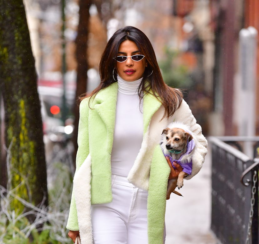 NEW YORK, NY - DECEMBER 16: Priyanka Chopra seen on the streets of Manhattan on December 16, 2018 i...