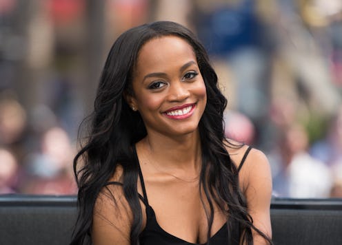 Bachelorette Rachel Lindsay comments on Chris Harrison's exit. (Photo by Noel Vasquez/Getty Images)