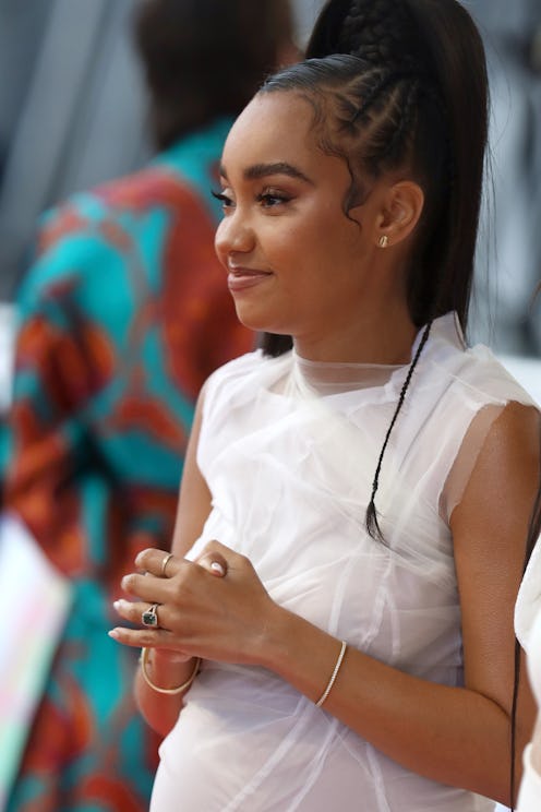 LONDON, ENGLAND - MAY 11: Leigh-Anne Pinnock of Little Mix arrives at The BRIT Awards 2021 at The O2...