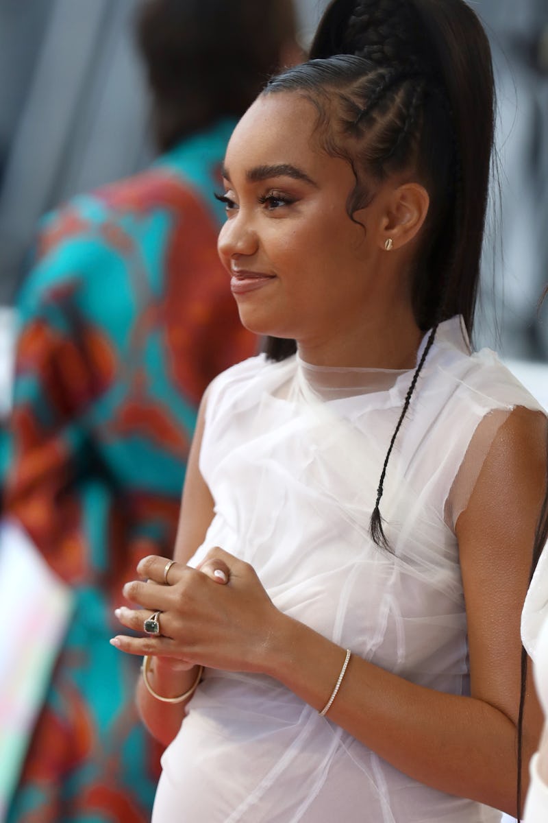 LONDON, ENGLAND - MAY 11: Leigh-Anne Pinnock of Little Mix arrives at The BRIT Awards 2021 at The O2...