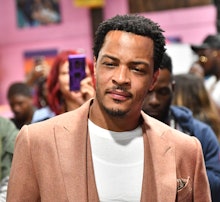 ATLANTA, GEORGIA - MAY 03:  T.I. attends International Trap Night With Nasty C & T.I. at Trap Music ...