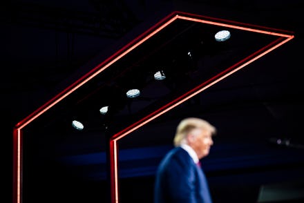 ORLANDO, FL - FEBRUARY 28: Former President Donald J Trump speaks during the final day of the Conser...