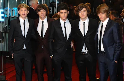 LONDON-November 30: X Factor Finalists One Direction attend 'The Chronicles of Narnia: The Voyage of the Dawn Treader' World Premiere at the Odeon Cinema, Leicester Square on November 30, 2010 in London. (Photo by Anthony Harvey/Getty Images)