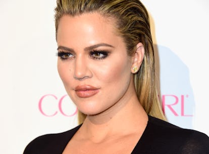 WEST HOLLYWOOD, CA - OCTOBER 12: TV personality Khloe Kardashian attends Cosmopolitan's 50th Birthd...