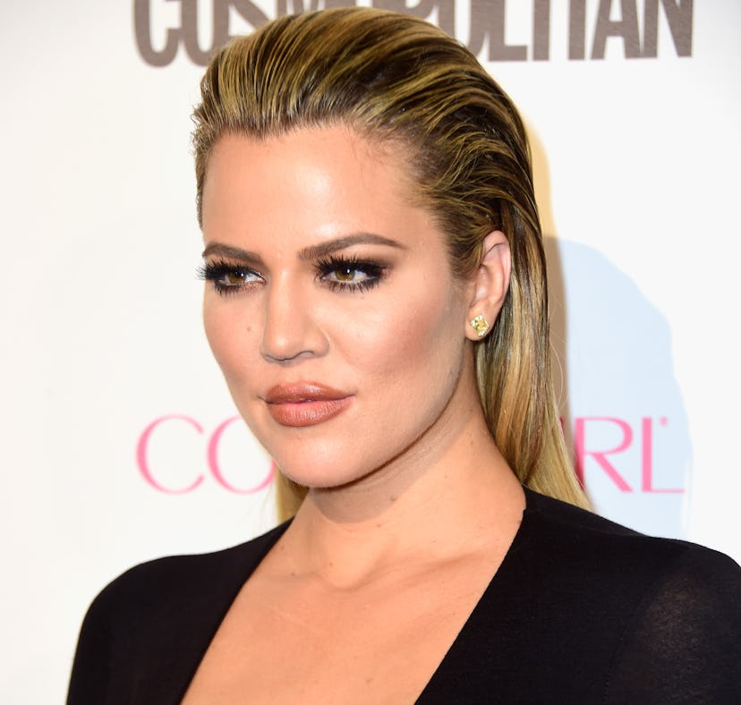 WEST HOLLYWOOD, CA - OCTOBER 12: TV personality Khloe Kardashian attends Cosmopolitan's 50th Birthd...