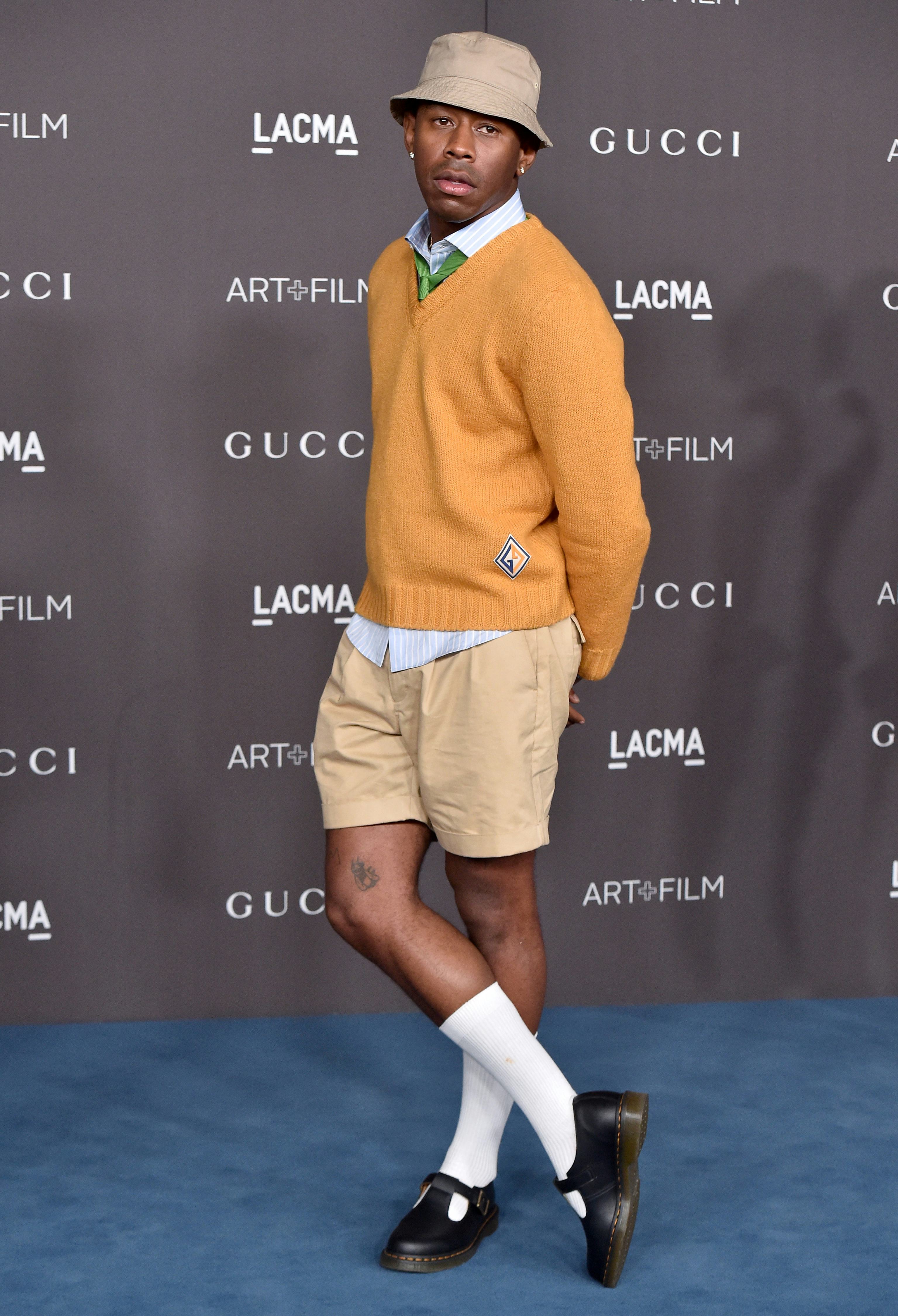LOS ANGELES, CALIFORNIA - NOVEMBER 02: Tyler, the Creator attends the 2019 LACMA Art + Film Gala Pre...