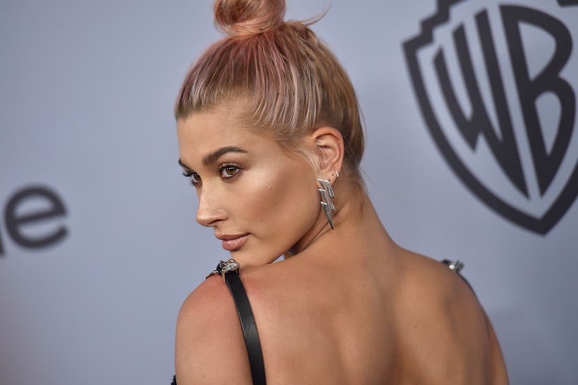 Cute colors like Hailey Bieber's pink are sometimes difficult to wash out of bleached hair due to in...