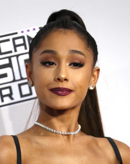 LOS ANGELES, CA - NOVEMBER 20:  Singer Ariana Grande attends the 2016 American Music Awards at Micro...