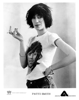 Arista Records handout photo of Patti Smith at 1975