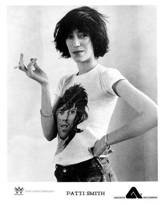 Arista Records handout photo of Patti Smith at 1975