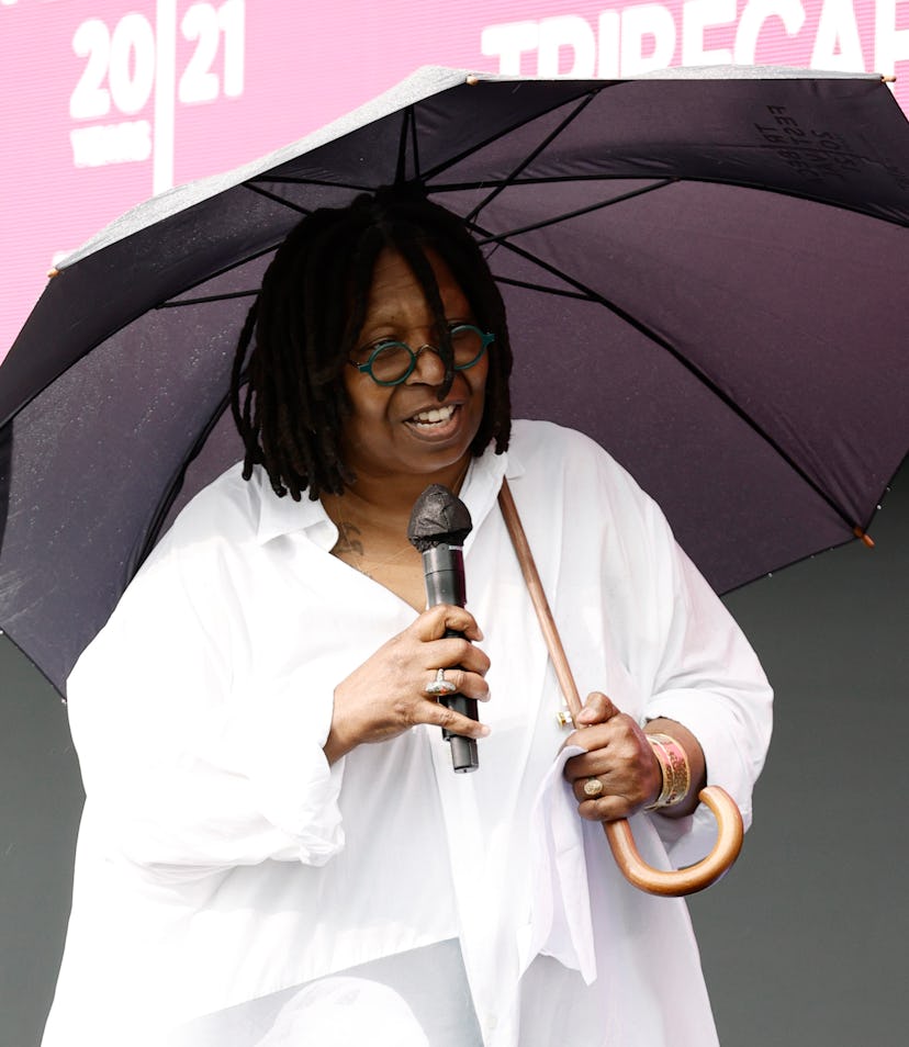 NEW YORK, NEW YORK - JUNE 13: Whoopi Goldberg speaks onstage at Q&A for Whoopi's Animated Shorts dur...