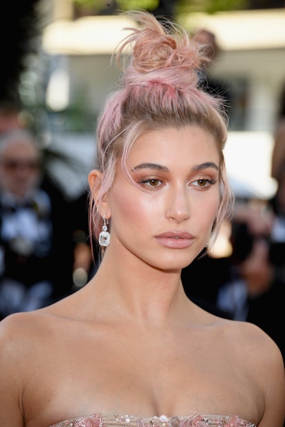 CANNES, FRANCE - MAY 12:  Hailey Baldwin attends the screening of "Girls Of The Sun (Les Filles Du S...