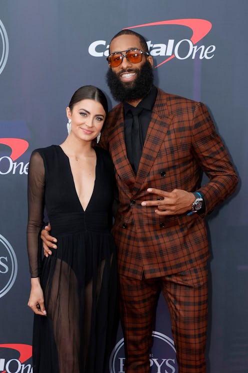 NEW YORK, NEW YORK - JULY 10: (L-R) Rachael Kirkconnell and Matt James attend the 2021 ESPY Awards a...