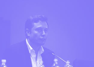 Elon Musk, co-founder and CEO of Tesla and founder and CEO of Space Exploration Technologies, speaks...