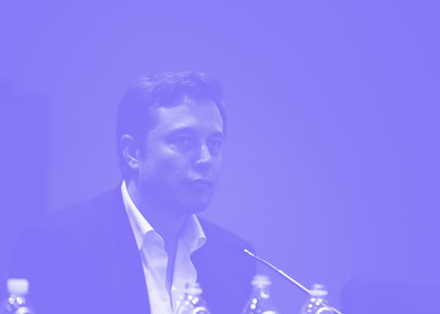 Elon Musk, co-founder and CEO of Tesla and founder and CEO of Space Exploration Technologies, speaks...