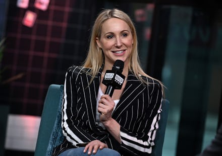 NEW YORK, NEW YORK - NOVEMBER 07: (EXCLUSIVE COVERAGE) Comedian Nikki Glaser visits Build Series to ...