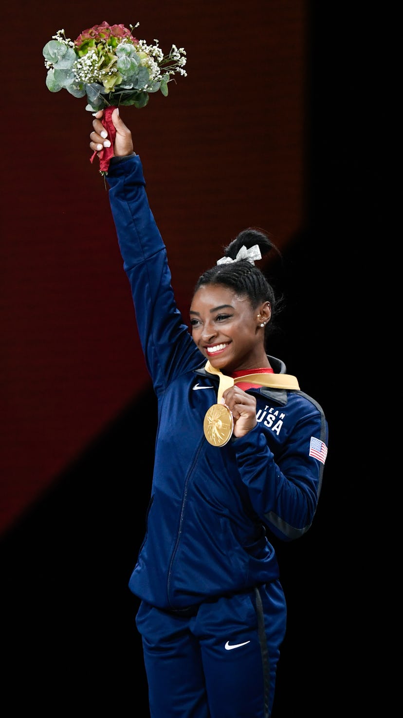 12 October 2019, Baden-Wuerttemberg, Stuttgart: Gymnastics: world championship, jump, final, women: ...