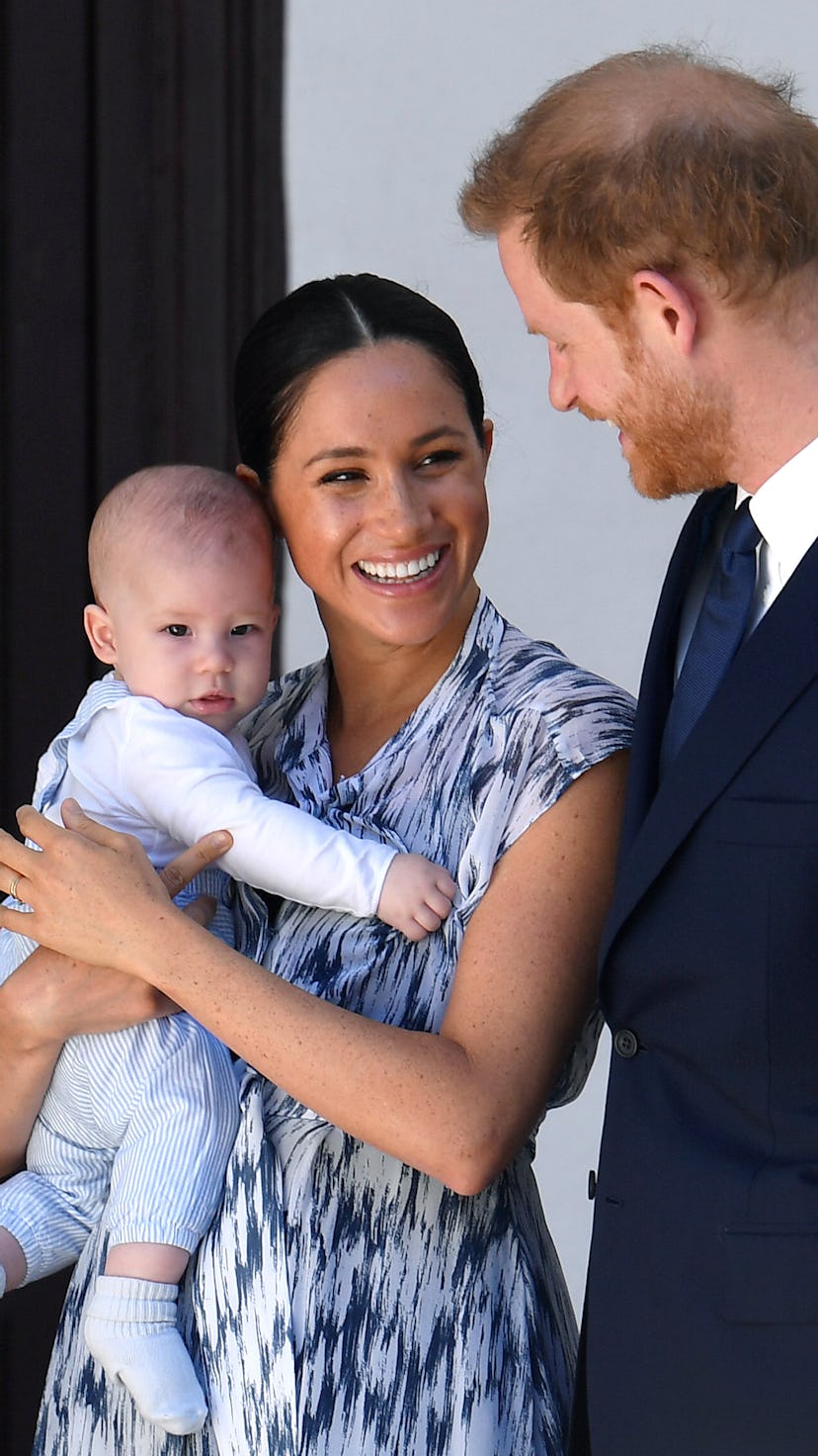 CAPE TOWN, SOUTH AFRICA - SEPTEMBER 25: Prince Harry, Duke of Sussex, Meghan, Duchess of Sussex and ...