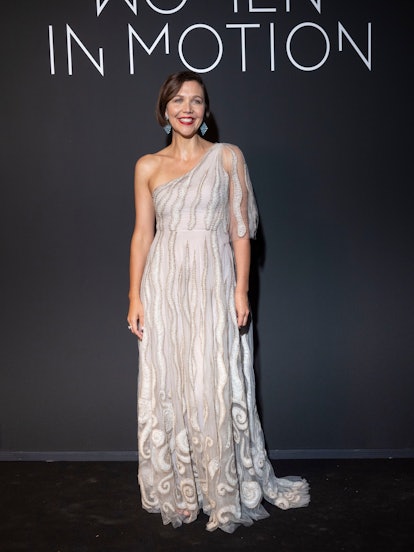 CANNES, FRANCE - JULY 11: Maggie Gyllenhaal attends the Kering Women In Motion Awards during the 74t...