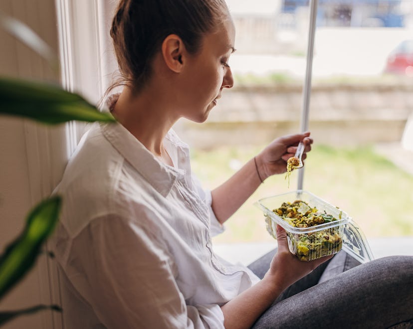 Eat fresh veggies and take care of yourself during the two-week wait.