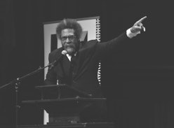 CAMBRIDGE, MA - OCTOBER 22:  Cornel West speaks at the 2019 Hutchins Center Honors W.E.B. Du Bois Me...