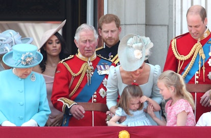 Princess Charlotte took attention away from the planes.
