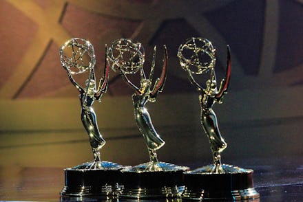 UNSPECIFIED - JUNE 25: In this imaget released on June 25, Emmy Awards are displayed during the 48th...