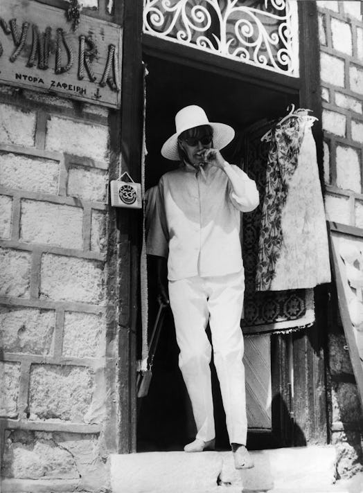 Greta Garbo on Hydra Island in Greece while on vacation